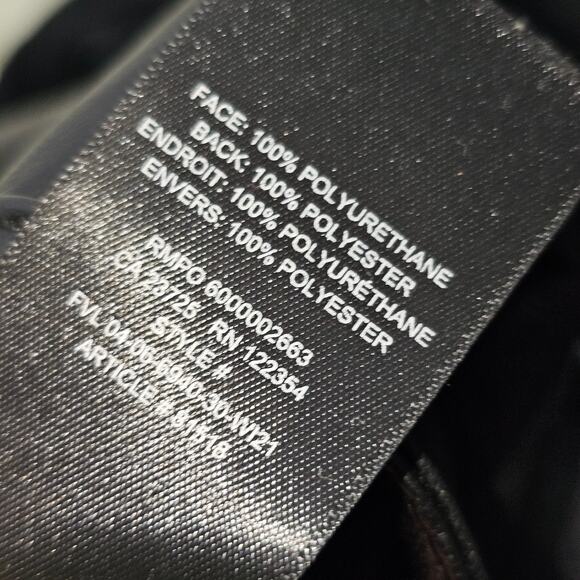 Aritzia Wilfred The Melina Vegan Leather Pant in Black Womens Size 0 - Picture 11 of 11